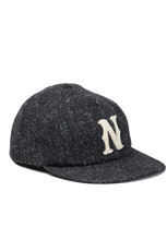 Vintage Wool Baseball Cap, grey