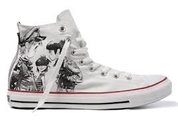 Chuck Taylor All Star Hi - Canvas - Gorillaz Characters - White