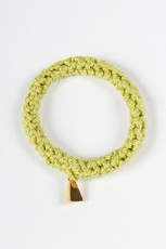 Marsala Crochet Bracelet, light green
