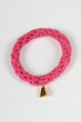 Marsala Crochet Bracelet, pink