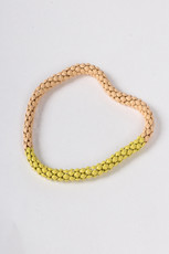 All Spice Pepper Chain Bracelet, yellow/apricot