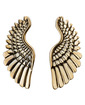 zabbana phoenix wing earrings