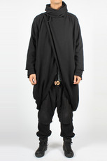 Talbi Oversized Coat, vintage black