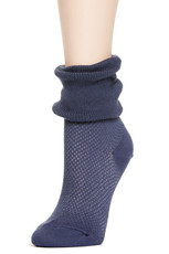 Jacquard Cuff Sock, blue