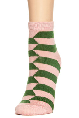 Mismatto Sock, pink/green