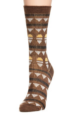 Mushu Boot Sock, lama/brown