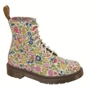 Dr Martens 1460 8 - Eye Boot - Liberty London - Floral - White