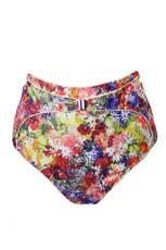 'Vintage' Corset Clip Bikini Bottoms, floral print