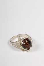 Fallen Petal Ring, silver