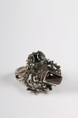 The Predator Approaches Ring, silver