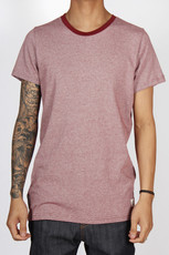 Perry T-Shirt, burgundy/white stripe