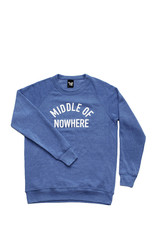 Middle of Nowhere Crew Neck Sweater, true blue