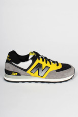 574 90's Sneakers, grey/black/yellow