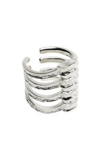 Vertebrae Ring, silver