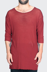 zenith s/s t-shirt, rusted red