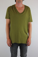 V Neck T Shirt with Tail