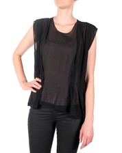 Pleated Front Shell in Black by Zambesi