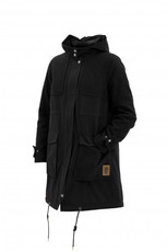 Joana Womens Hooded Jacket, black