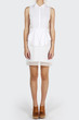 When It Started Shirt Dress, white