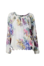 Floral Shirred Top