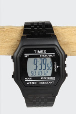 Mens 80 Jumbo INDIGLO Classic Watch, black (T2N286)