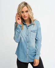 all about eve in love denim shirt