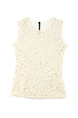 Squiggle Top - Ivory