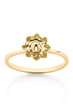 Protea Stacker Ring, gold plated