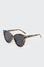 Point Sunglasses, white leopard