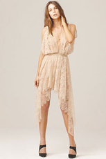 the muse lace dress, cinnamon