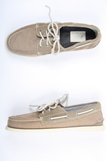 band of outsiders 3 eye boat shoes, brown