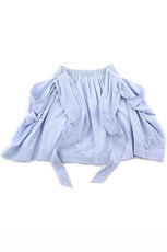 rimini skirt, blue stripe