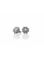 stud earrings, protea