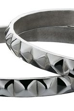 studded bracelet silver