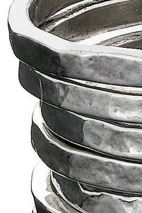 stacker rings, silver