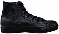 Chuck Taylor All Star Hi - Leather - Black Mono