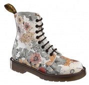 Dr Martens Print Pascal 8-Eye Boot - Botanic - Sand