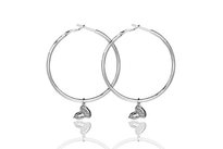 boh runga fantail hoop earrings