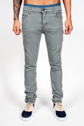 tight jeans, unisex, tint on light blue