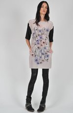 skye tunic in field of dreams poppy print