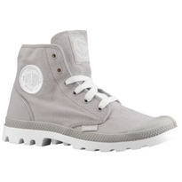 Palladium Blanc Hi - Canvas - Grey-White