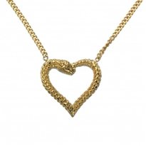 zoe & morgan 9ct eternity snake necklace