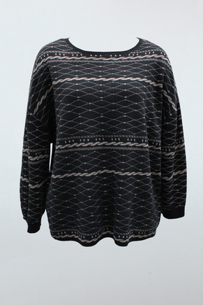 Rope Jacquard Sweater