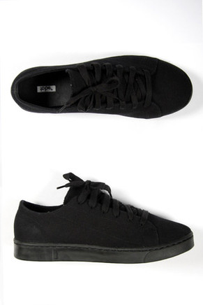 0.6 SNEAKERS, black canvas/black