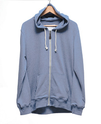 the academy brand zip hoody - blue