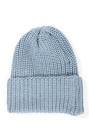 fisherman beanie, duck egg