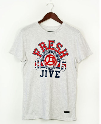 freshjive university tee - light grey