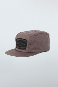 Brixton Mill Hat - taupe/navy pinstripe