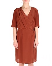 Helena Dress in Burnt Sienna by Juliette Hogan