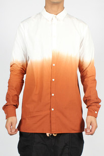 Sayan Shirt, brick dip dye